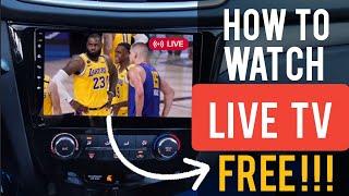 Watch FREE Live TV streaming on your Android Head Unit  Device