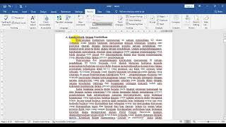 Cara Menghilangkan Garis Merah di Bawah Tulisan MS  Word