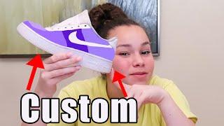 DIY - Olivias Custom Air Force 1s Haschak Sisters