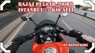 BAJAJ PULSAR 200RS  İSTANBUL-KOCAELİ  PURE POV RIDE RPM