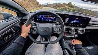 What Its Like To Drive The 2024 Ford Mustang Dark Horse POV *Manual*