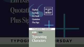 Typesetting Characters  Day 25 of 100 Days of Design  #shorts