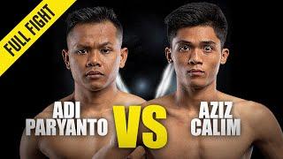 Adi Paryanto vs. Aziz Calim  ONE Championship Full Fight