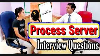 Process Server interview  Process server in Court  PD CLASSES