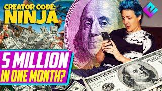 Ninja Made $5 MILLION in 1 MONTH on Fortnite