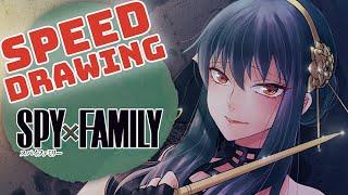 SPY×FAMILY Yoru Anime Manga  Anime Art - Speed Drawing