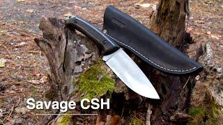 Savage CSH - The Bushcraft knife with Full Flat Grind