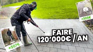 Comment faire 500€ en 3 heures grâce au nettoyage