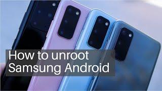 How to unroot Samsung Android