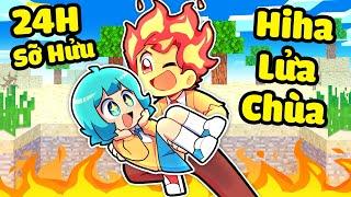 YUMMIE 1 NGÀY SỞ HỮU HIHA FLAME SẼ NHƯ THẾ NÀO TRONG MINECRAFT*YUMMIE 24H SỞ HỮU FLAME