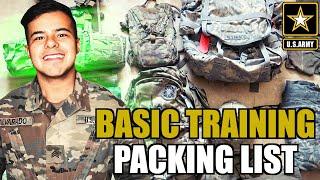 Army Basic Training PACKING LIST 2024  Dont Forget To Pack These Items *MUST WATCH*