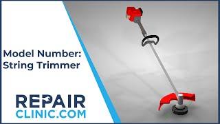 How to Find the Model Number on a String Trimmer - Tech Tips from Repair Clinic