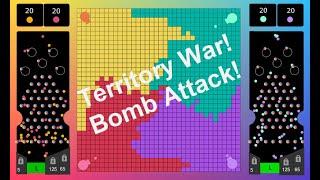 Episode 8 - Bomb Attack - Territory War Algodoo Marble Race