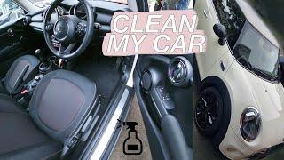 CLEAN MY CAR WITH ME  Interior Mini hatch 3 door one