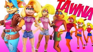 Evolution of Tawna in Crash Bandicoot Games 1996 - 2020