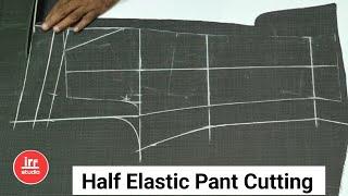 4 Year Boy Half Elastic Pant Cutting  Back Elastic Pant Cutting  Kids Pant Cutting