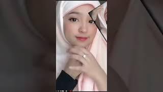 ketika eca aura nyoba pake hijab #ecaaura #hijabers #selebtikok #daillyhijab  #muslimah #santriwati