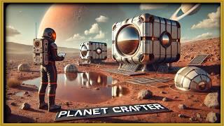 Building Launch Pads & Surviving Iridium Caves in The Planet Crafter