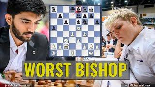 The worst bishop in the world  Stefansson vs Gukesh  Chess Olympiad Budapest 2024