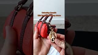 Unboxing Coachs Mini Ruby bag charm in Red orange  Haus of Bags by Isabel