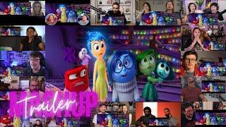 Inside Out 2 - Official Trailer Reaction Mashup  - Pixar - 2024