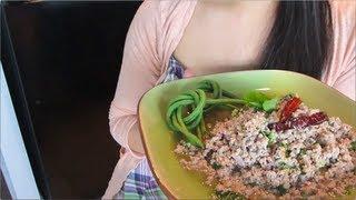 LarbLaab Spicy Pork Salad Recipe  ลาบหมู - Hot Thai Kitchen