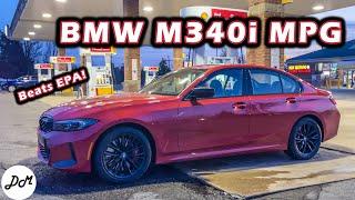 2023 BMW M340i xDrive – MPG Test  Real-world Highway Fuel Economy and Range