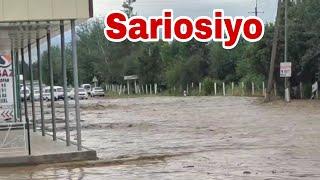 Surxondaryo viloyati Sariosiyo tumani kochalarini suv bosti.