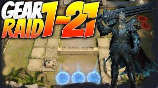 Mastering Gear Raid 1 Stage 21 with AoE DPS and Anti-Heal  Watcher of Realms GR1-21 Guide