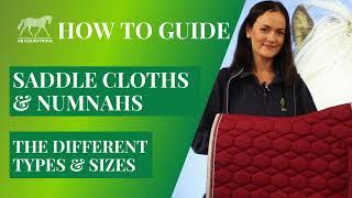 Saddle cloths and numnahs - the different types and sizes