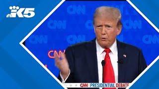 2024 presidential debate Trump discusses his stance abortion pill access