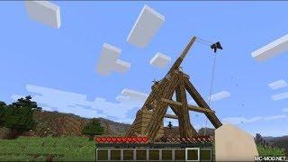 Minecraft thử chế tạo máy bắn đá lửa