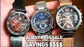 3 Chronographs from AliExpress For Under $60 Curren Chronograph  #aliexpressfinds #aliexpresshauls