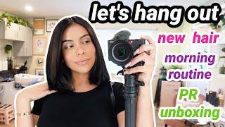 Lets Hang Out ‍️ New hair Tjmaxx window shopping skincare favorites PR unboxing & more