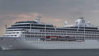 CRUISE SHIPS ENCHANTED PRINCESS WITH OCEANIA CRUISES SIRENA DEPARTING SOUTHAMPTON 030622