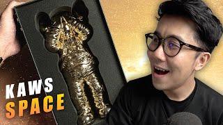 Unboxing Kaws Holiday Space Gold