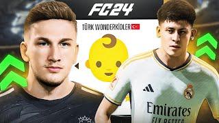 TÜRK GENÇ FUTBOLCULAR AYNI TAKIMDA OLSA NE OLURDU ? EA FC 24 REBUİLD