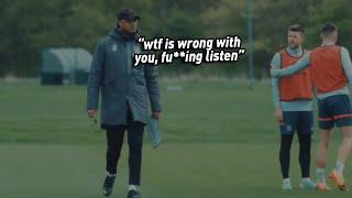 Kompany loses his sh*t with his Burnley players last season... *BEHIND THE SCENES*