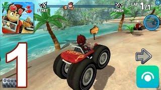 Beach Buggy Racing - Gameplay Walkthrough Part 1 - Easy Street iOS Android