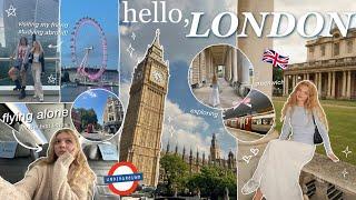 LONDON VLOG  flying alone for the first time & visiting my friend abroad ˖° travel diaries 2024