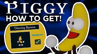 ROBLOX PIGGY  How to get the NEW Dancing Banana Skin Tutorial