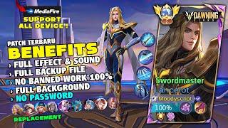 NEW  Lancelot HERO Dawning Stars Skin Script No Password  Full Effect & Full Sound  MLBB