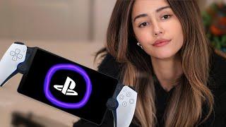 ASMR - Relaxing with PlayStation Portal Sonys New Handheld  FFXVI Fortnite COD + lets play 