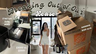 SAYING GOODBYE TO MY FIRST SEATTLE APARTMENT  packing + organizing new apartment reveal