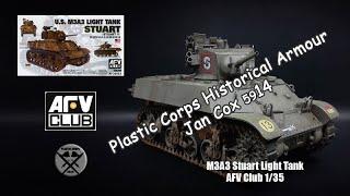 Jan Cox 5914 l AFV Club 135 M3A3 Stuart Light Tank