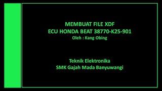 XDF HONDA BEAT 38770 K25 901