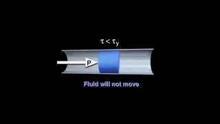Yield Stress Fluid in a Pipe Demonstration