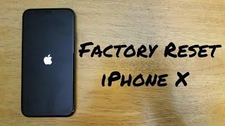 Factory reset iPhone X 8 8 Plus