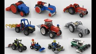 Evolution of LEGO Tractors and Farm Equipment