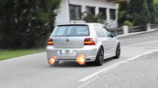 BEST OF ALL TIME Wörthersee Compilation   Bangs Tuner Cars Burnouts Flames Launch Controls ...